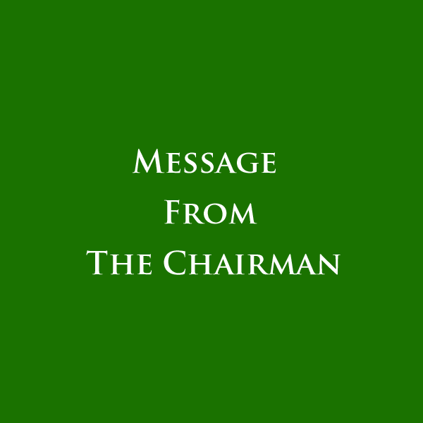 Message From The Chairman